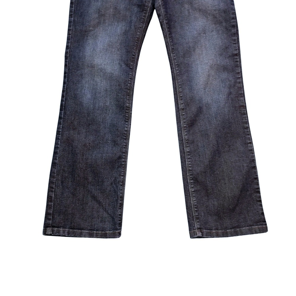NYDJ Marilyn Straight Leg Jeans Dark Wash Slimming Petite 4P Lift Tuck - Picture 4 of 7